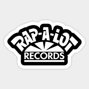 Rap-A-Lot Records White Sticker